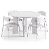 Cove Fabric Dining Chair and Mara Round Dining Table - Thumbnail 7