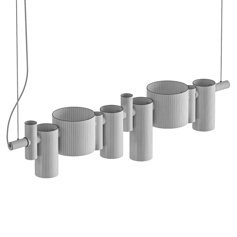 Oluce DANCING GLASS LED Glass Pendant Light Image 4