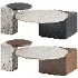 Oraine Travertine Coffee Table Set - Thumbnail 5