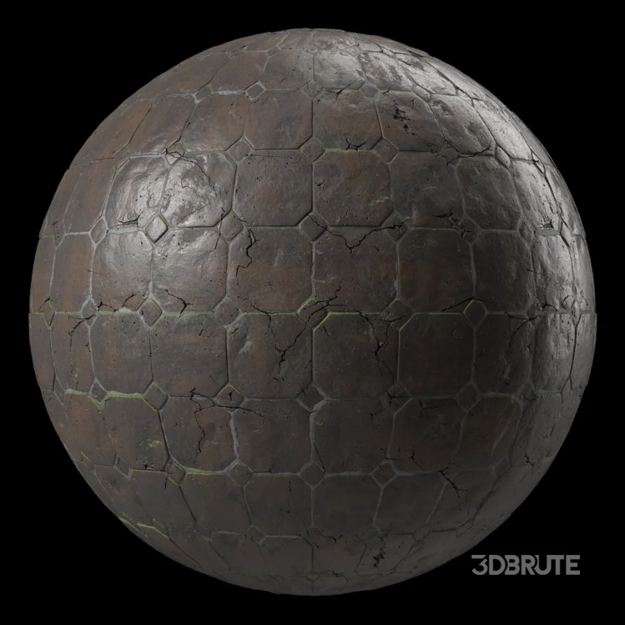 D288 Stone Pavement – Pbr 4k Seamless Image 1