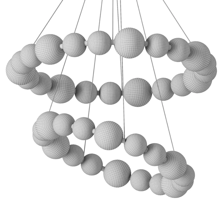 WOMO Pear Necklace Circular Chandelier Image 4