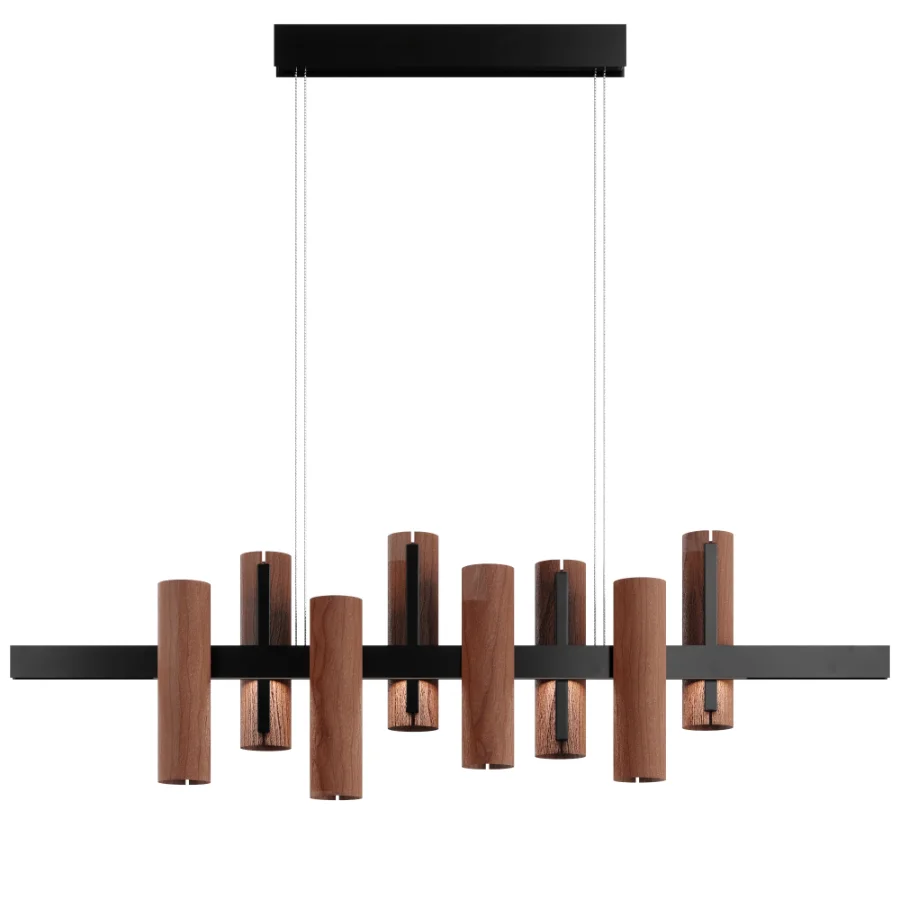 Black Note Keys Pendant Lamp by LZF Image 1