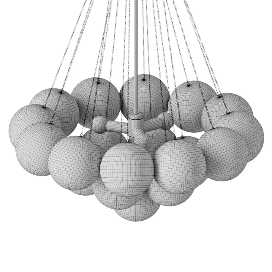 Freya Fiesta Rod Chandelier Image 5