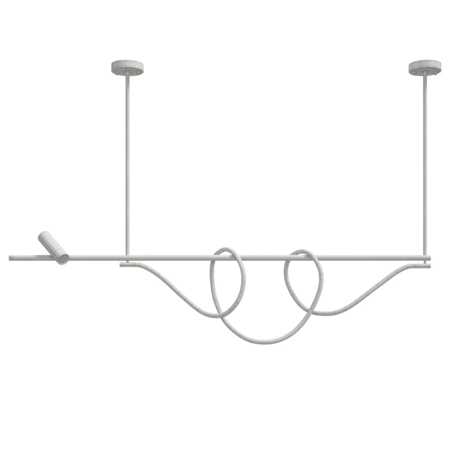 Slat chandelier DEMAS Image 4