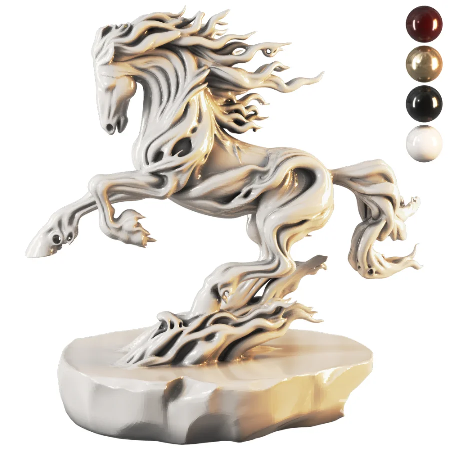Decorative Horse Statue for Interior Image 5