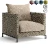 Ray Outdoor Fabric Armchair - Thumbnail 6