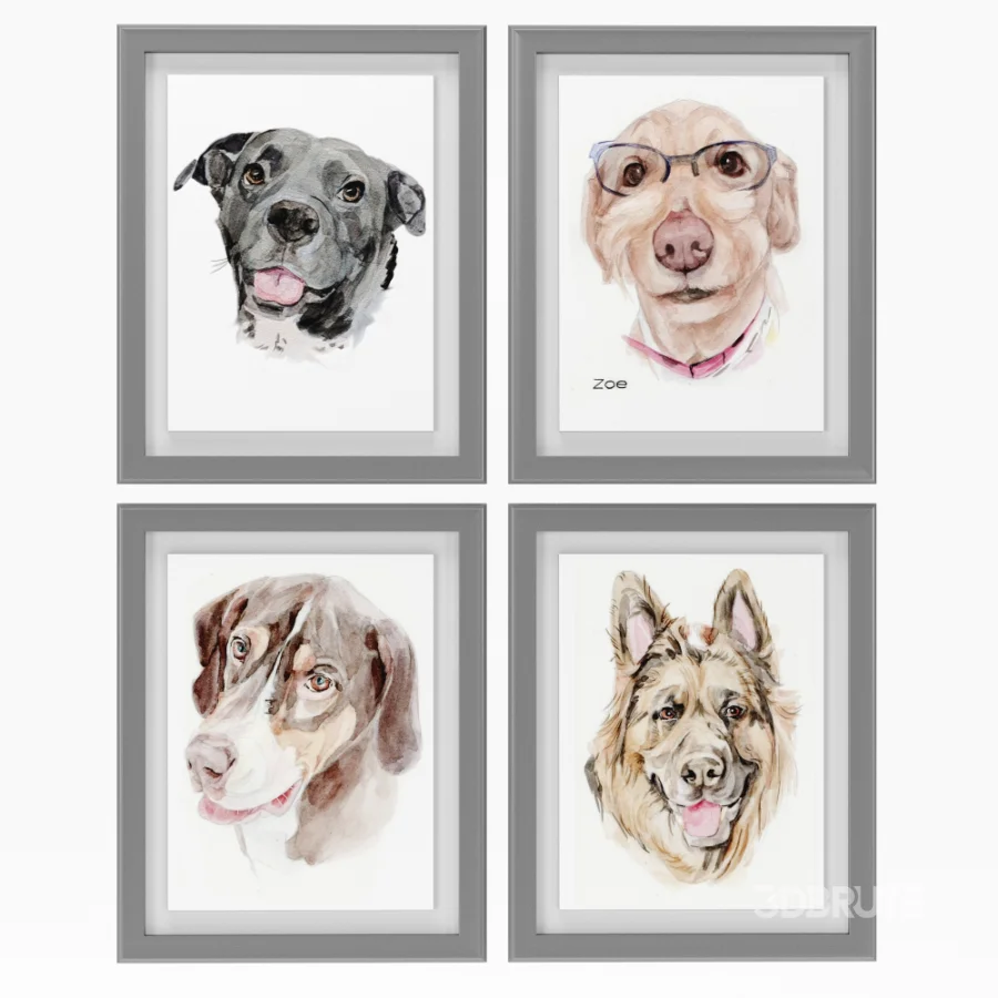 D157 Happy Pet Art Image 3