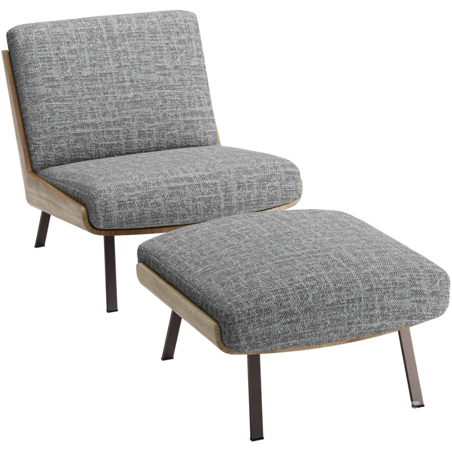 Daiki Outdoor Armchair without Armrest Image 6