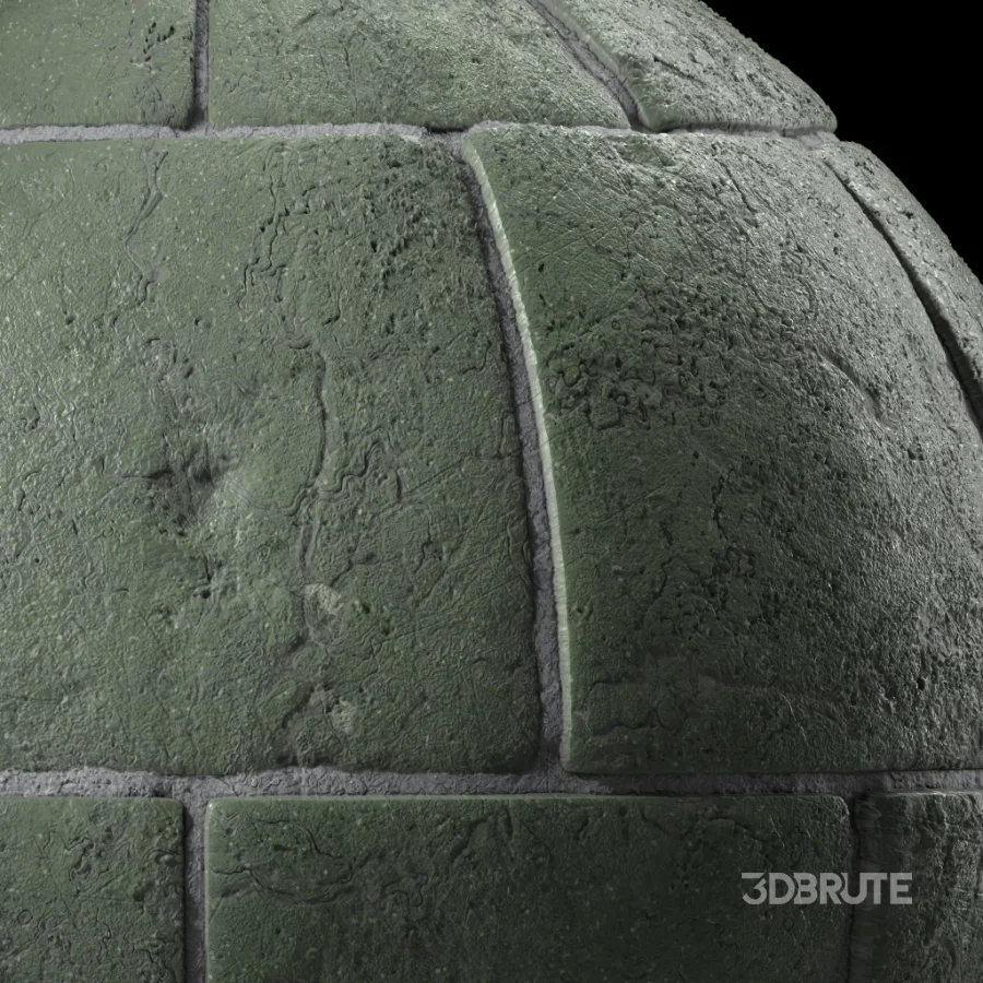 D321 Decorative Slat Stone wall – Sbsar Pbr 4k Seamless Image 2