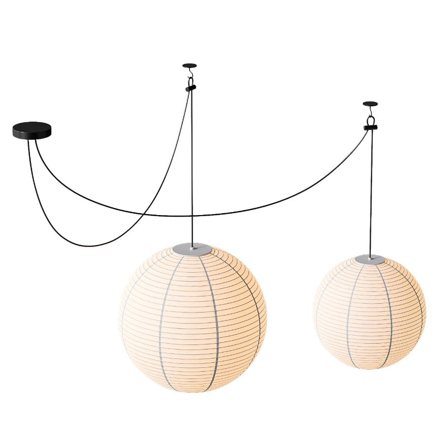 Noguchi Akari Japanese Style Pendant Light Image 4