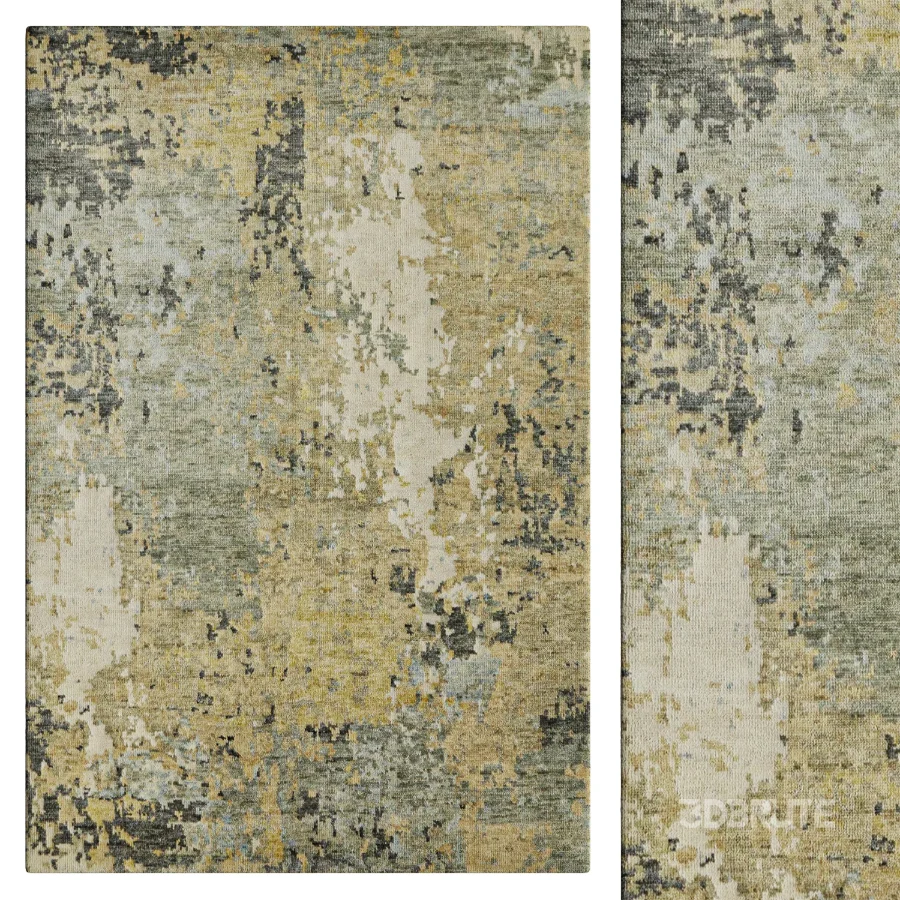 Gaastra Wool Abstract Area Rug in Beige Image 1