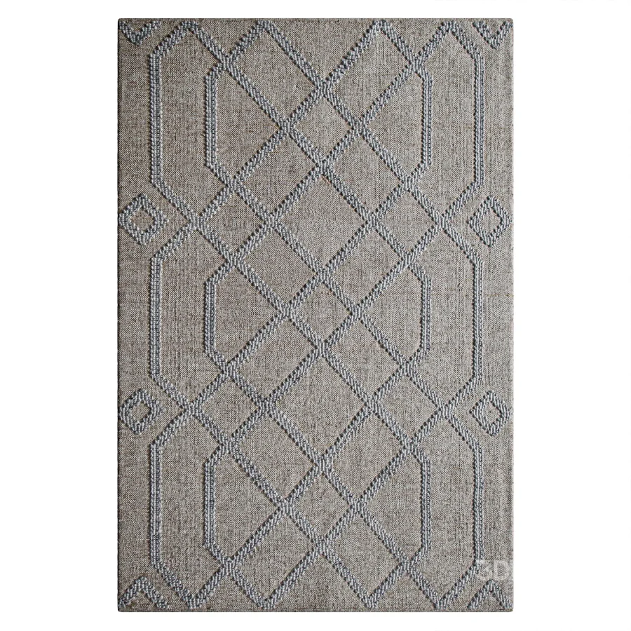 Cable Heather Geometric Handmade Image 2