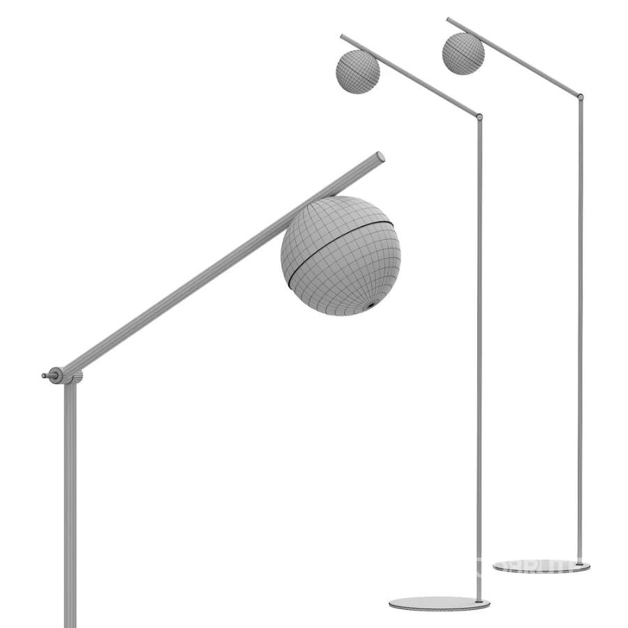 Nordlux Contina Metal Globe Floor Lamp Image 4