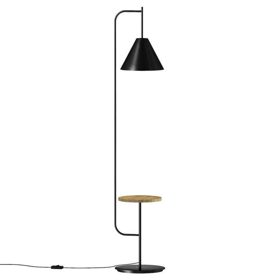 Mugli Oak Floor Lamp Image 1