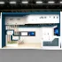 Exhibition Booth 3D Model - Thumbnail 1