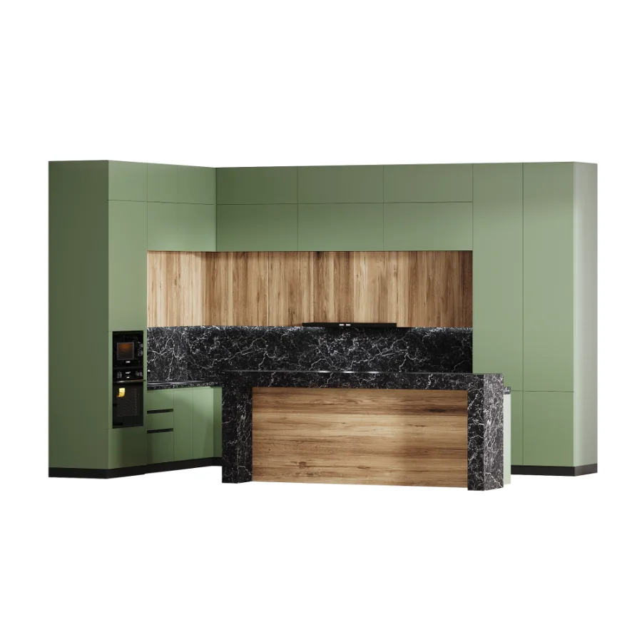 Modern_style kitchen set in 4 different designs Image 2