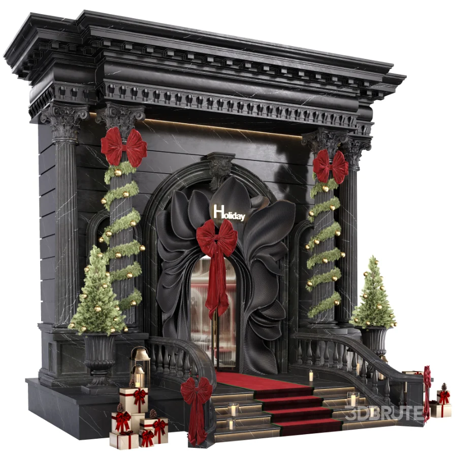 Christmas Entrance Decoration 02 Image 1