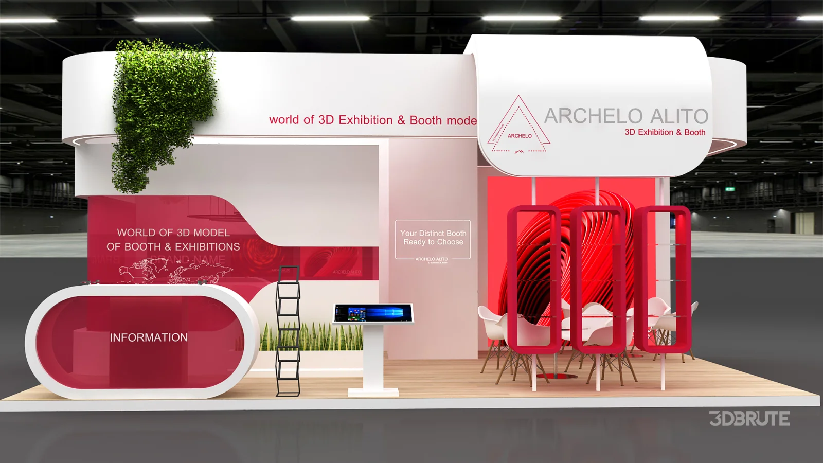 3D Exhibition Booth Model Image 4