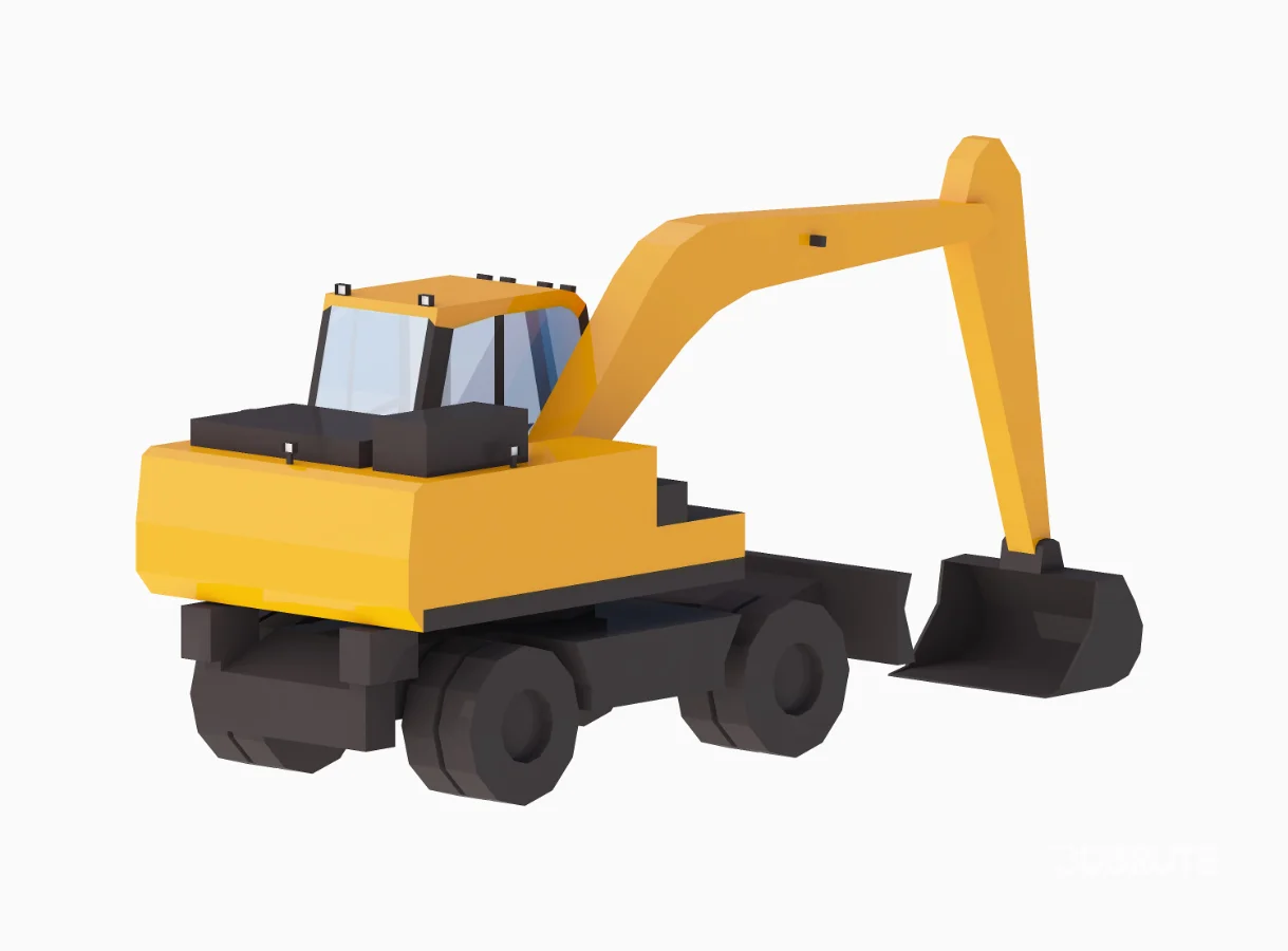 Excavator Construction Loader DX140W-7 Simplified Image 4