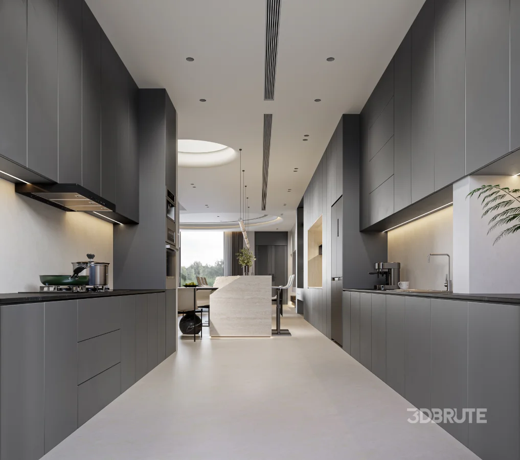 Modern living and dining room Image 5