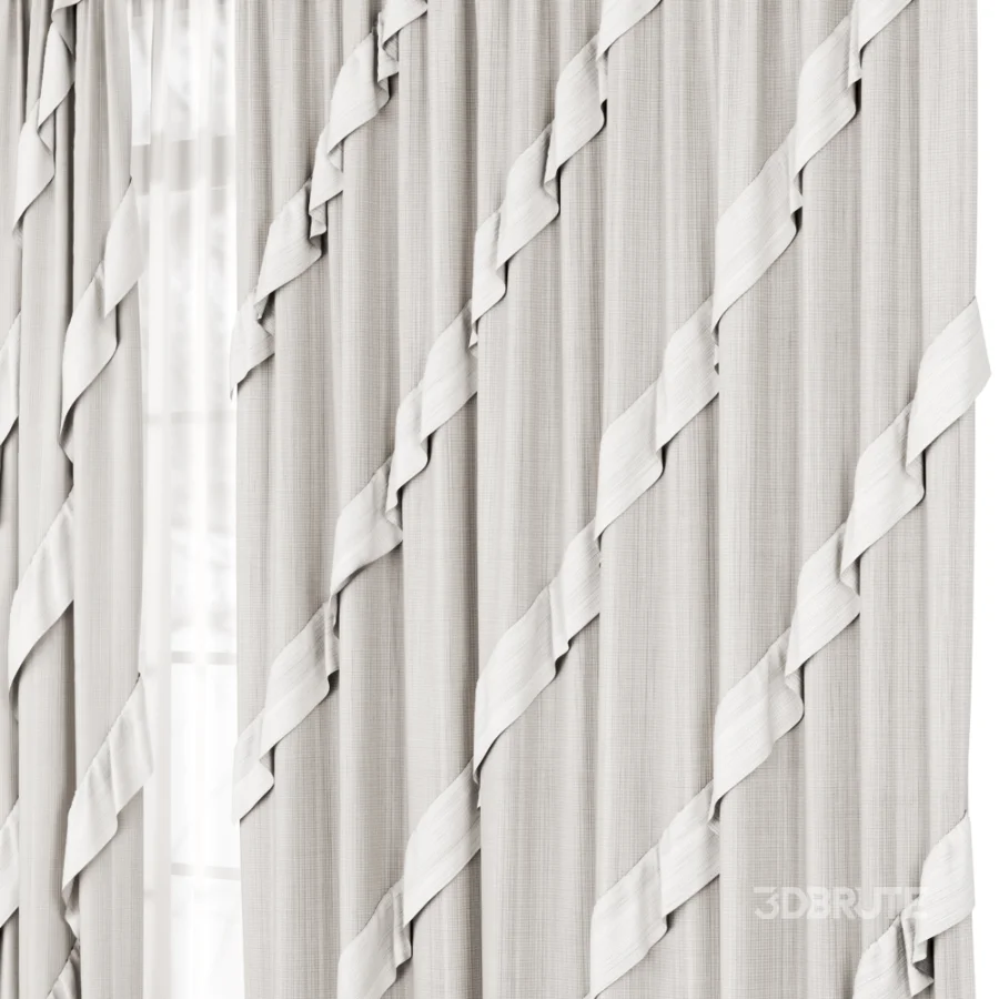 Silk and Cotton-Curtain Set 104 Image 5