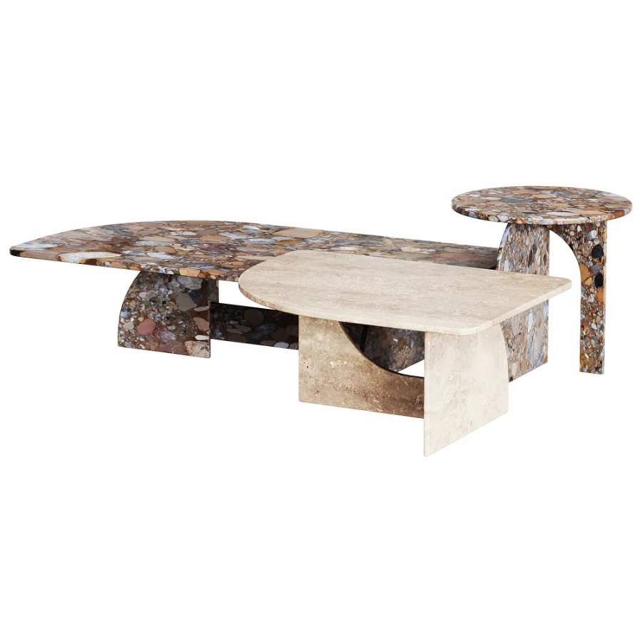 Selce Tavolino pietra coffee table By Gallottiradice Image 3