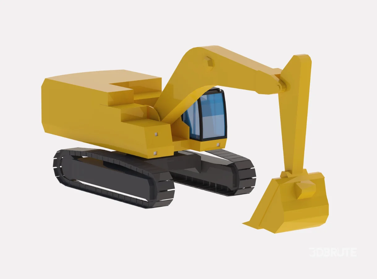 Excavator Construction 395 Simplified Image 1