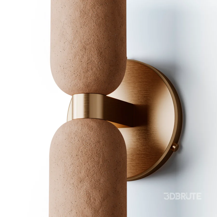 Ceramic Up Down Wall Sconce Image 6