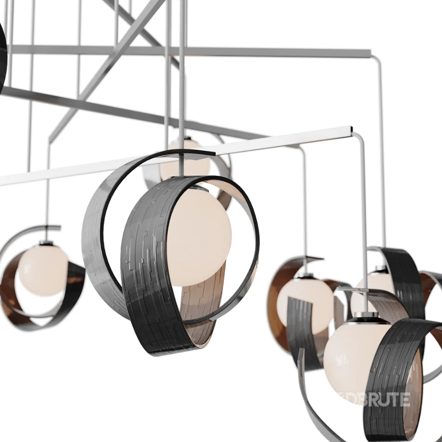 Riza 10 Light Mobile Pendant Image 9