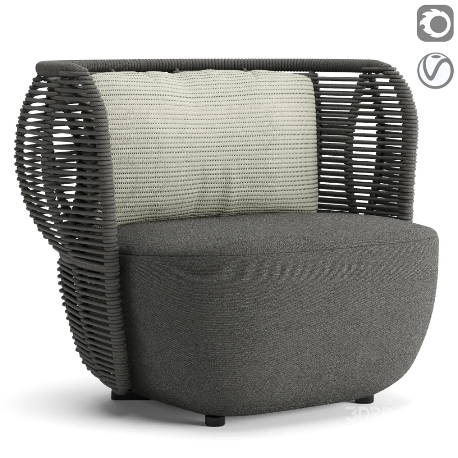 Bay Outdoor Armchair v2 Image 1