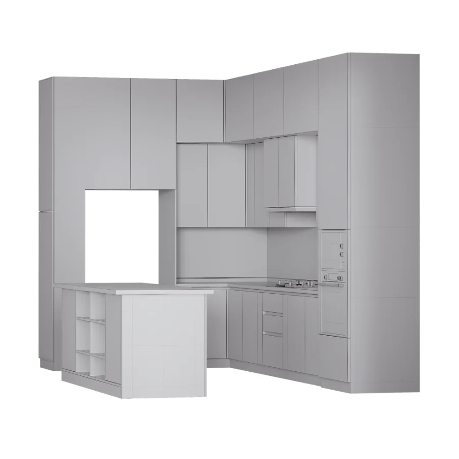Modern_style kitchen set in 4 different designs Image 5