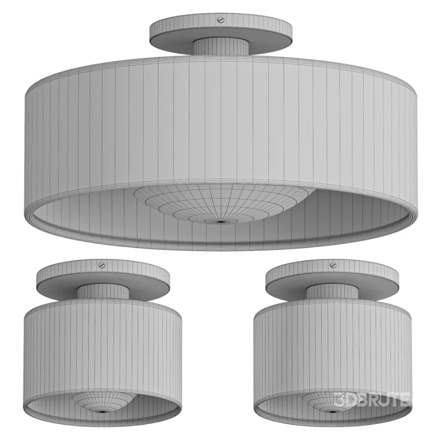 Anders Porcelain Flush Mount Image 4