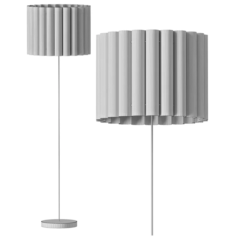 Linen Floor Lamp Lucina Image 3