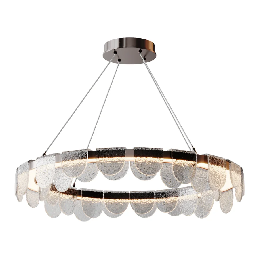 Riverbed Circular LED Pendant Light Image 2