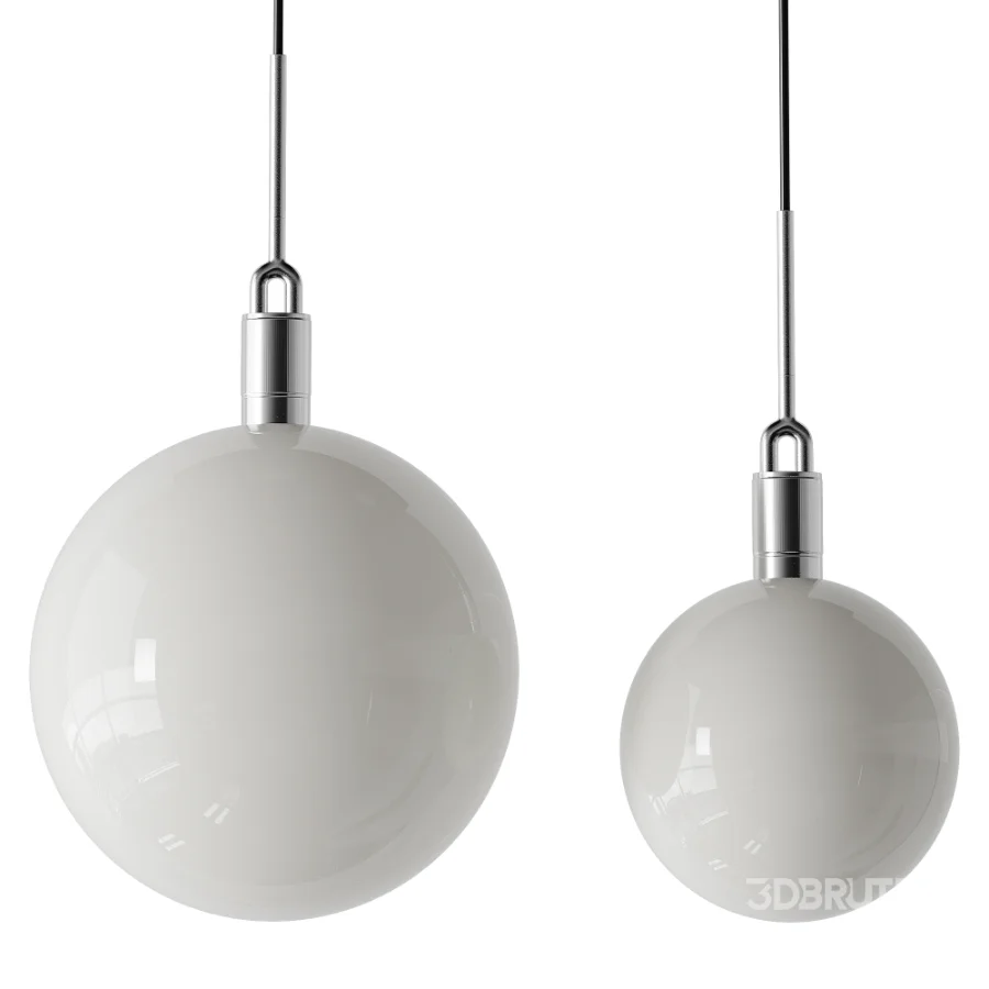 Forked Globe Pendant light Image 4