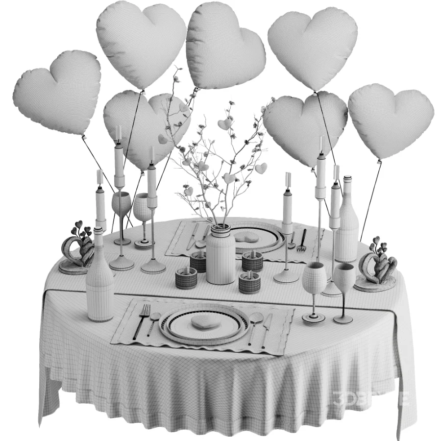 Romantic Tableware Set1 Image 1