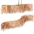 Japandi Style Wavy Rattan Pendant Light - Thumbnail 2