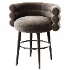 Betty Cream Velvet Counter Stool - Thumbnail 5