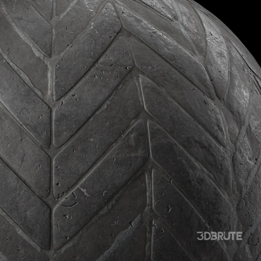 D287 Stone Pavement – Pbr 4k Seamless Image 4