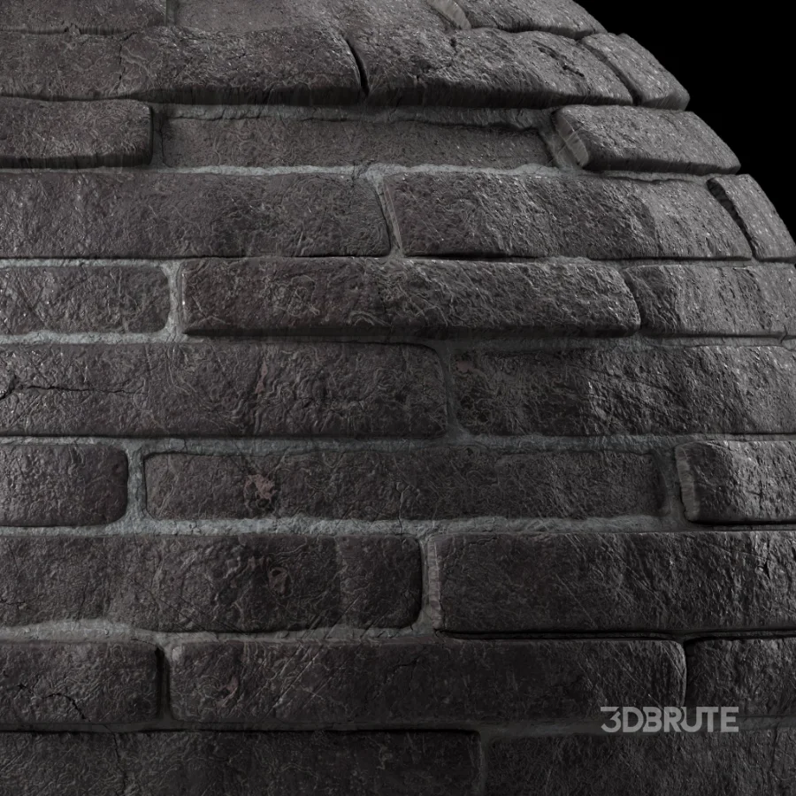 D316 Decorative Slat Stone wall – Sbsar Pbr 4k Seamless Image 4