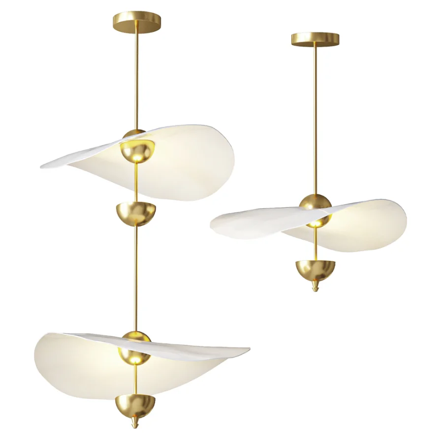 Envolee Double Biscuit Pendant Light Image 1