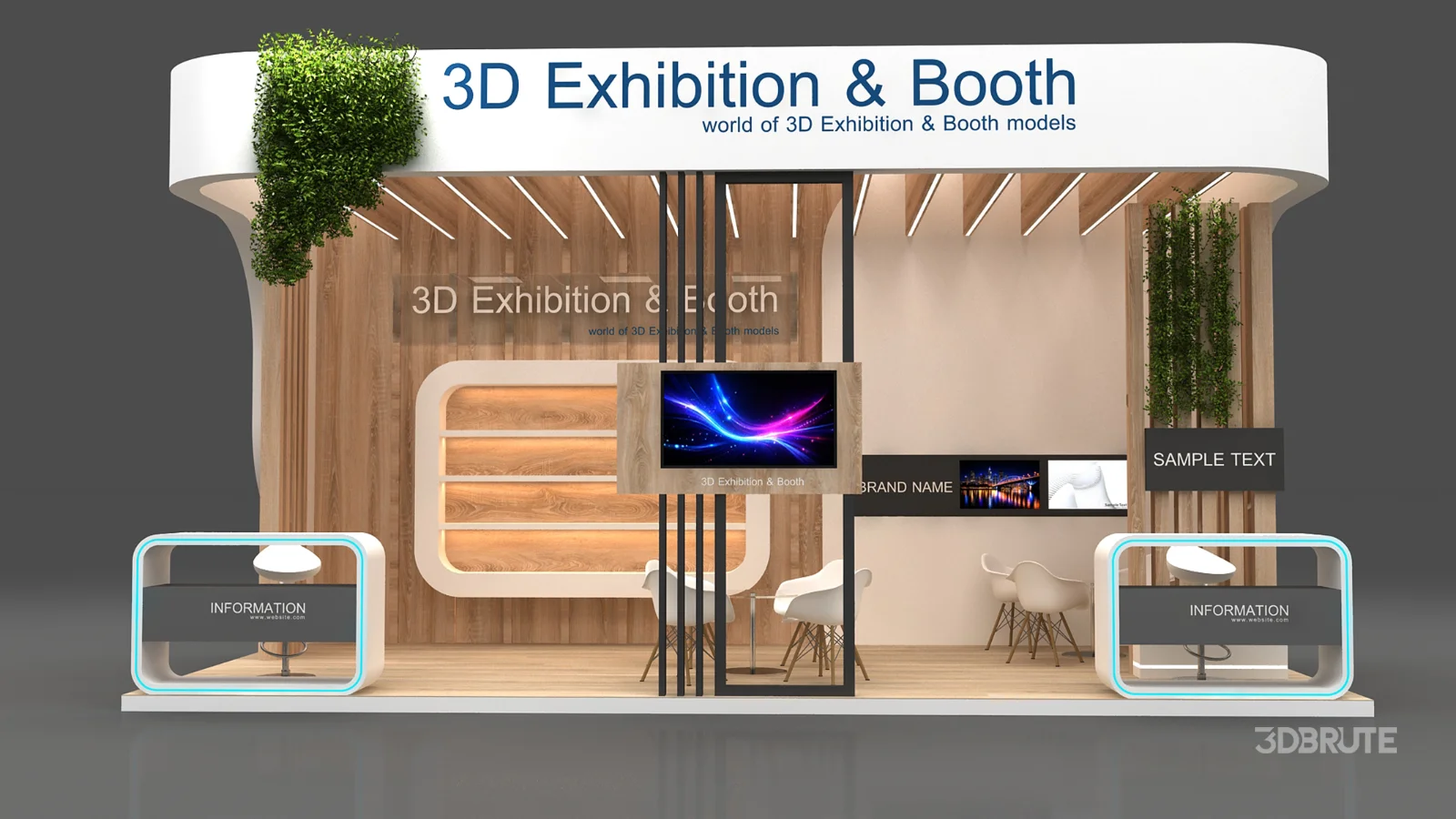 stall booth 3d Image 8