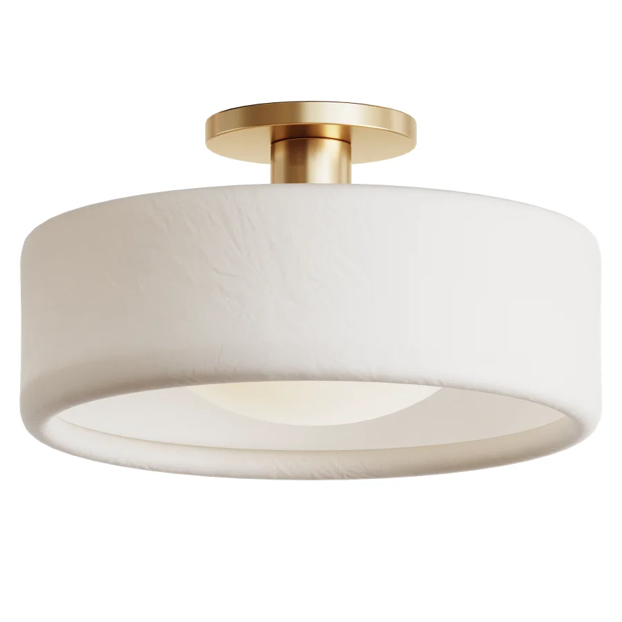 Anders Porcelain Flush Mount Image 1