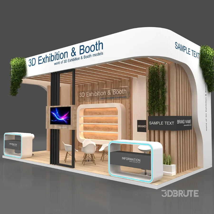 stall booth 3d Image 1