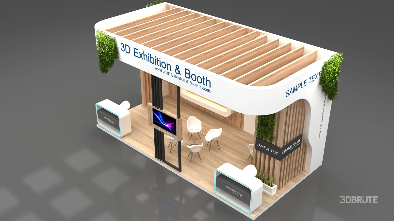stall booth 3d Image 5