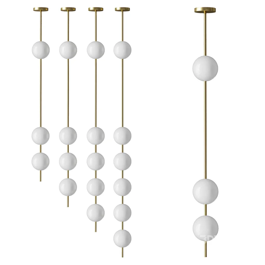 Vertical Balls Pendant Lamp Image 1