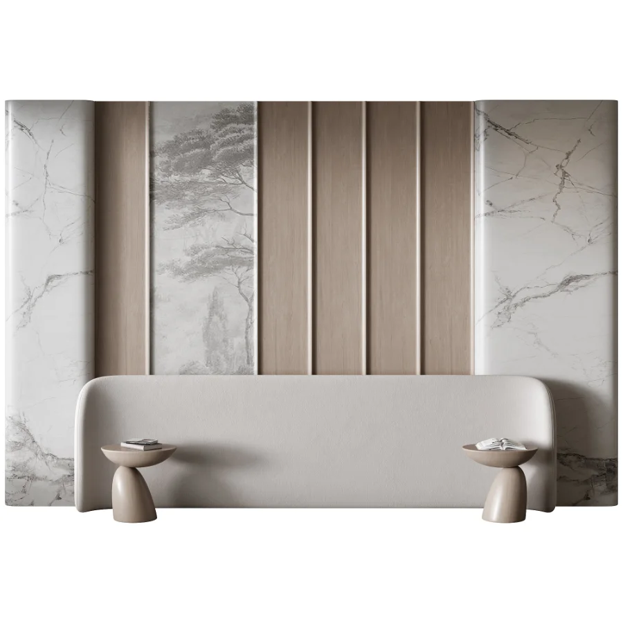 3D-панель у изголовья кровати 4 Image 1