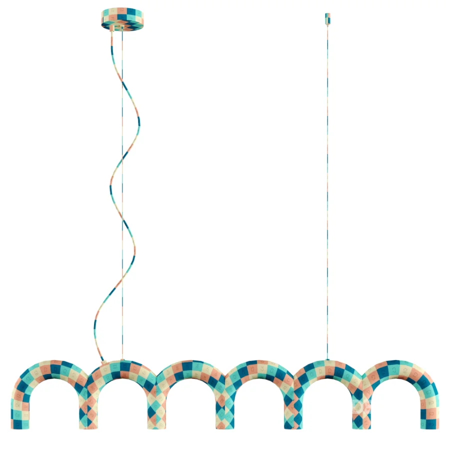 Arch Straight Pendant Light by Olbure Image 5