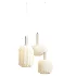 Cluster Pendelleuchte Candela aus Opalglas - Thumbnail 3