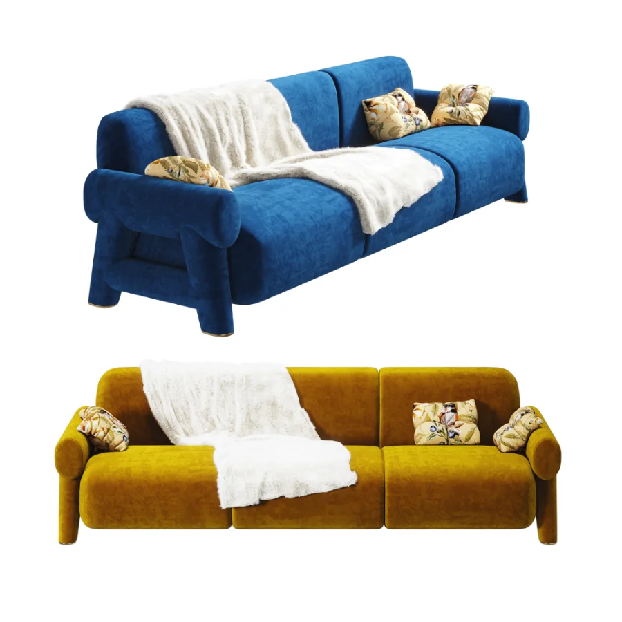 Lugar Nefertiti 3-person sofa Image 8